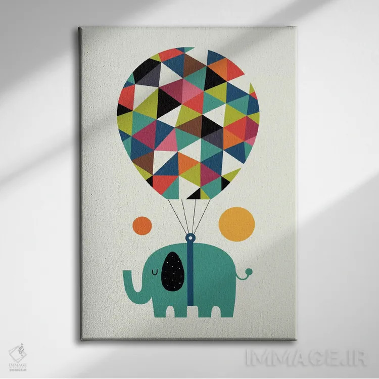 تابلو بالا پرواز کن و بزرگ رویاپردازی کن اثر اندی وستفِیس - نمای روبهرو روی دیوار