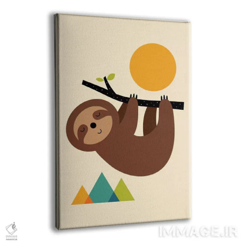 تابلو آرام باش و آهسته زندگی کن اثر اندی وستفِیس - نمای پرسپکتیو محصول