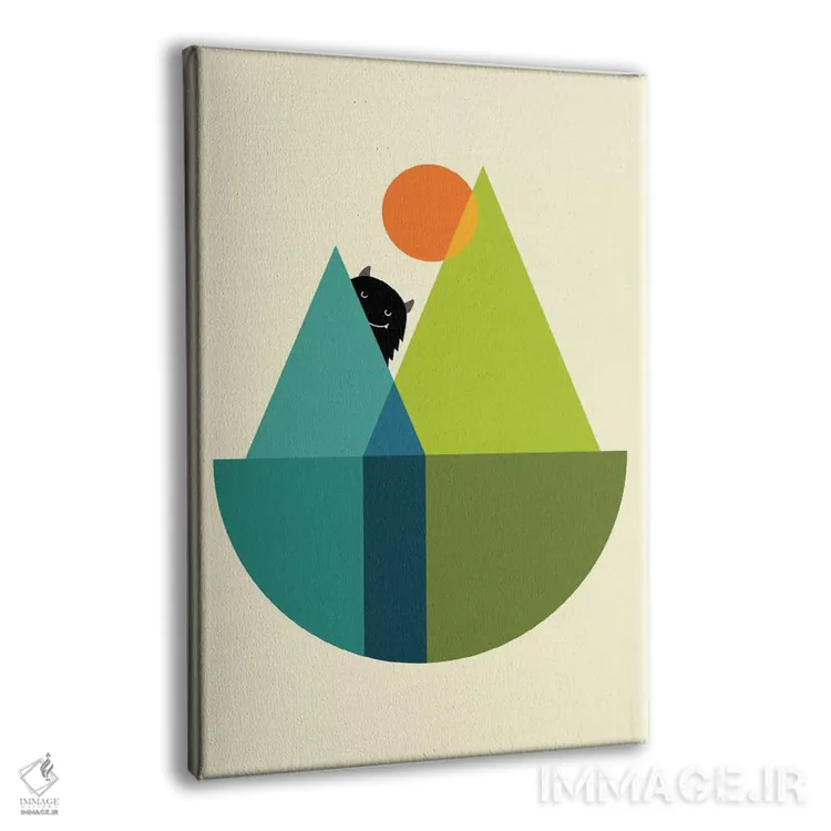 تابلو سلام سلام اثر اندی وستفِیس - نمای پرسپکتیو محصول