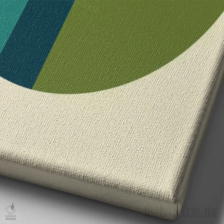 تابلو سلام سلام اثر اندی وستفِیس - نمای نزدیک بافت بوم