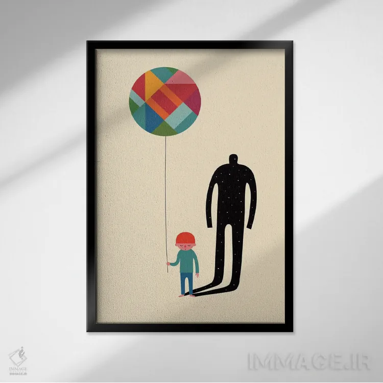 تابلو بزرگ شو اثر اندی وستفِیس - نمای قابدار مشکی