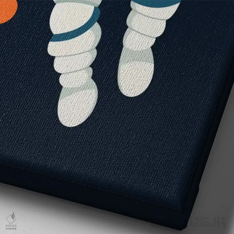 تابلو آخرین زیبایی اثر اندی وستفِیس - نمای نزدیک بافت بوم