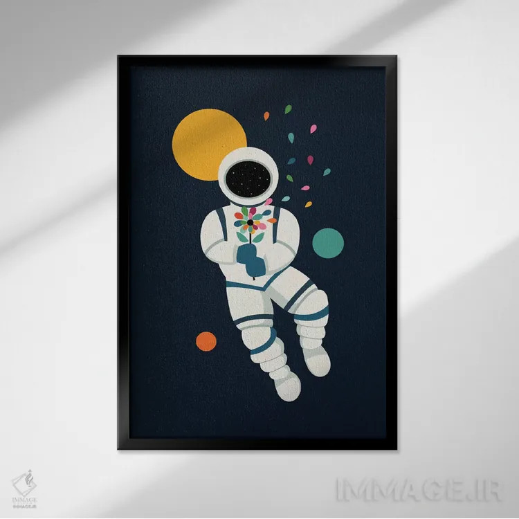 تابلو آخرین زیبایی اثر اندی وستفِیس - نمای قابدار مشکی