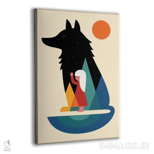 تابلو بهترین دوست اثر اندی وستفِیس - نمای پرسپکتیو محصول