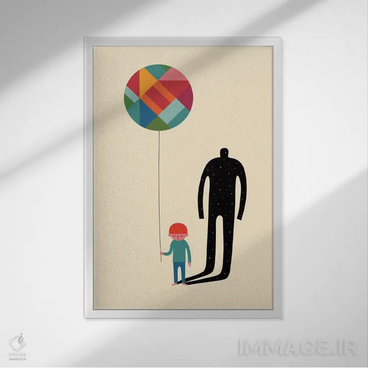 تابلو بزرگ شو اثر اندی وستفِیس - نمای قابدار سفید