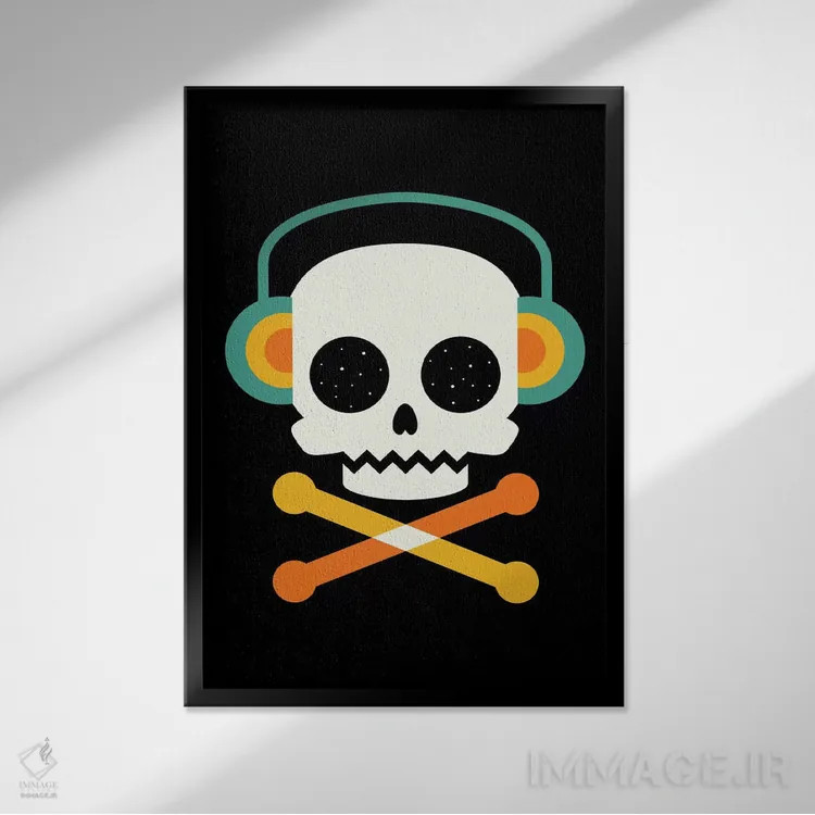 تابلو زندگی عالی است اثر اندی وستفِیس - نمای قابدار مشکی