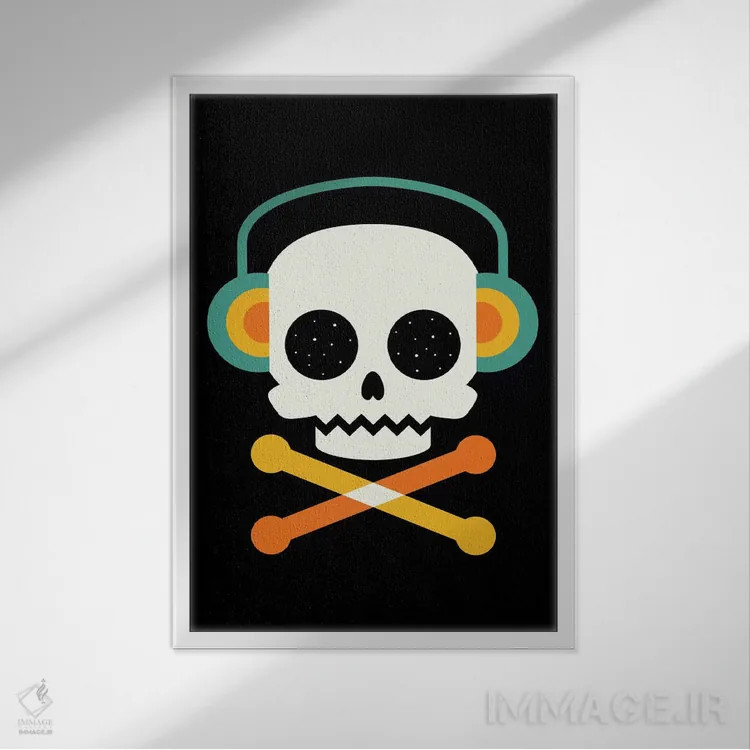 تابلو زندگی عالی است اثر اندی وستفِیس - نمای قابدار سفید