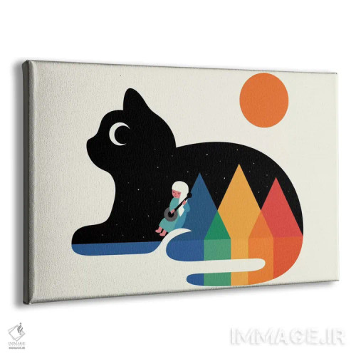 تابلو سرناد مهتابی اثر اندی وستفِیس - نمای پرسپکتیو محصول