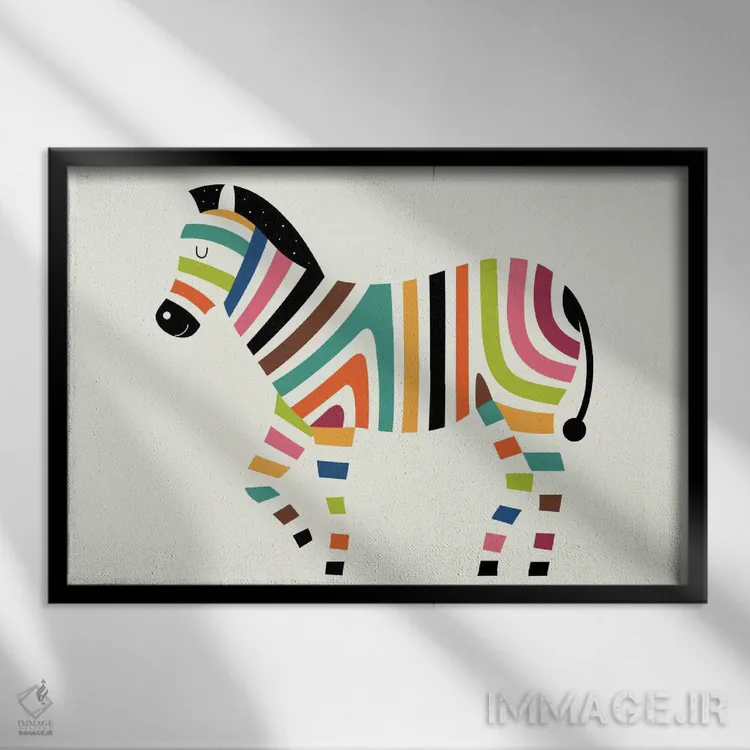 تابلو کد جادویی اثر اندی وستفِیس - نمای قابدار مشکی