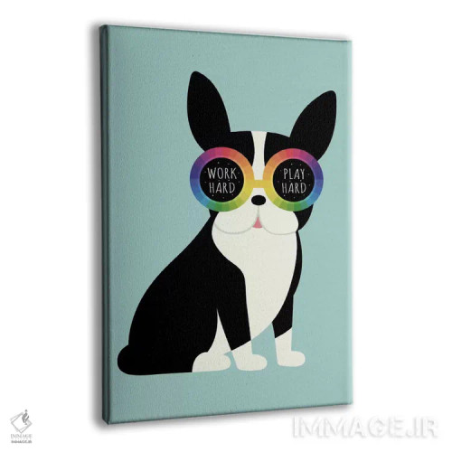 تابلو سخت کار کن، سختتر بازی کن اثر اندی وستفِیس - نمای پرسپکتیو محصول