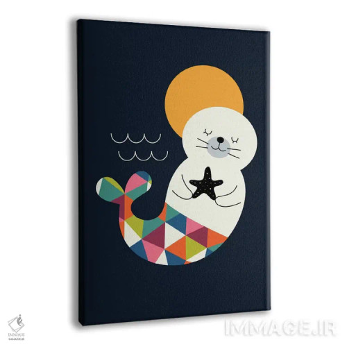 تابلو پری دریایی فُک اثر اندی وستفِیس - نمای پرسپکتیو محصول