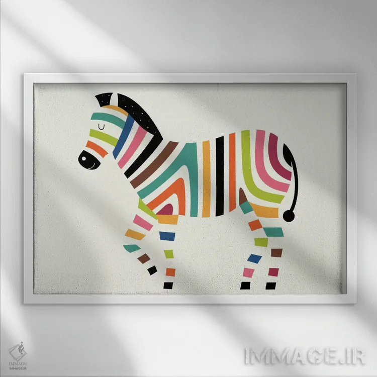 تابلو کد جادویی اثر اندی وستفِیس - نمای قابدار سفید