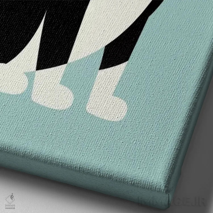 تابلو سخت کار کن، سختتر بازی کن اثر اندی وستفِیس - نمای نزدیک بافت بوم