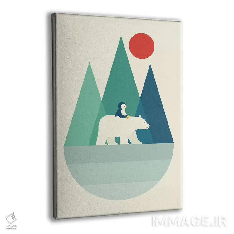 تابلو تو را خرس میکنم (بازی واژه) اثر اندی وستفِیس - نمای پرسپکتیو محصول