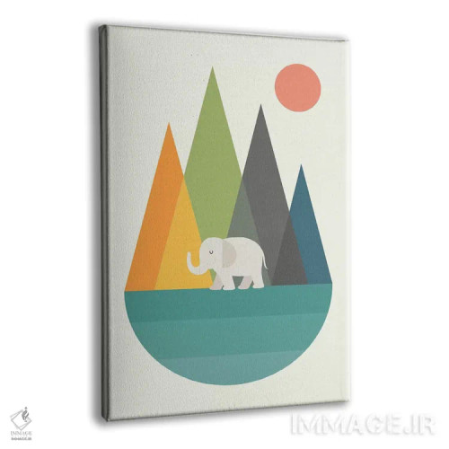 تابلو در آرامش قدم بزن اثر اندی وستفِیس - نمای پرسپکتیو محصول