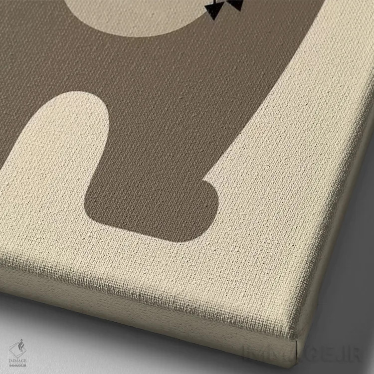 تابلو شجاع باش اثر اندی وستفِیس - نمای نزدیک بافت بوم