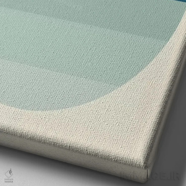 تابلو تو را خرس میکنم (بازی واژه) اثر اندی وستفِیس - نمای نزدیک بافت بوم