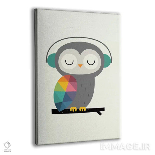 تابلو زمان جغد اثر اندی وستفِیس - نمای پرسپکتیو محصول