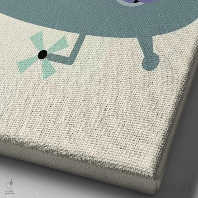 تابلو سفر اکتشافی اثر اندی وستفِیس - نمای نزدیک بافت بوم