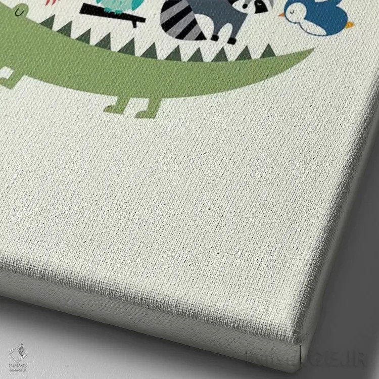 تابلو ما یکی هستیم اثر اندی وستفِیس - نمای نزدیک بافت بوم