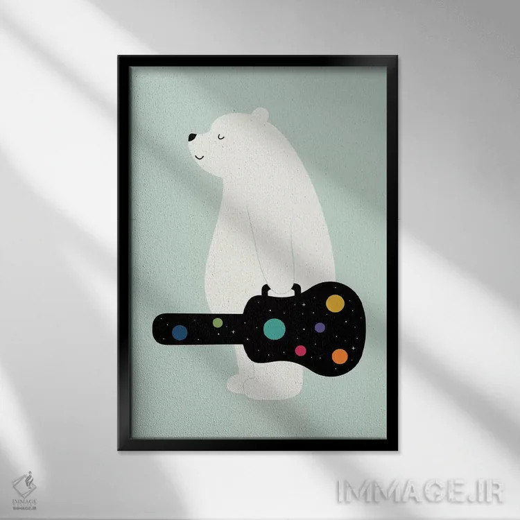 تابلو دنبال رویاهایت برو اثر اندی وستفِیس - نمای قابدار مشکی