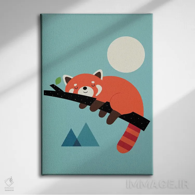 تابلو زمان چرت اثر اندی وستفِیس - نمای روبهرو روی دیوار