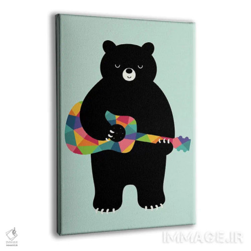 تابلو آهنگ شاد اثر اندی وستفِیس - نمای پرسپکتیو محصول