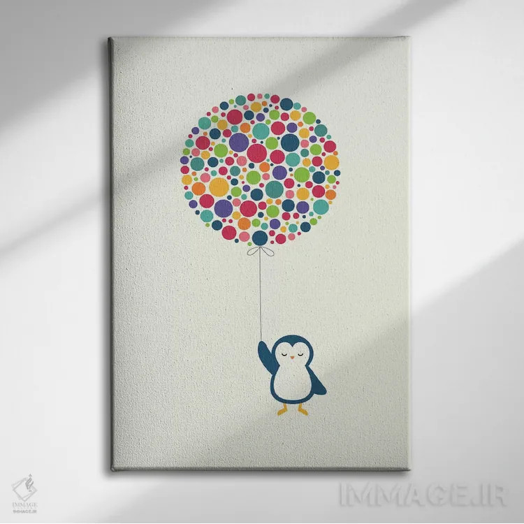 تابلو شناور در هوا اثر اندی وستفِیس - نمای روبهرو روی دیوار