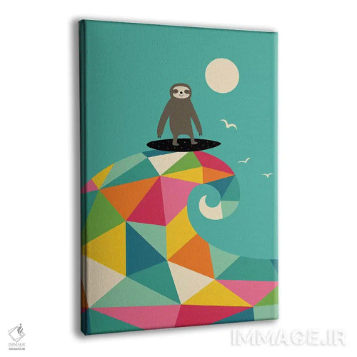 تابلو وقت موجسواری است اثر اندی وستفِیس - نمای پرسپکتیو محصول