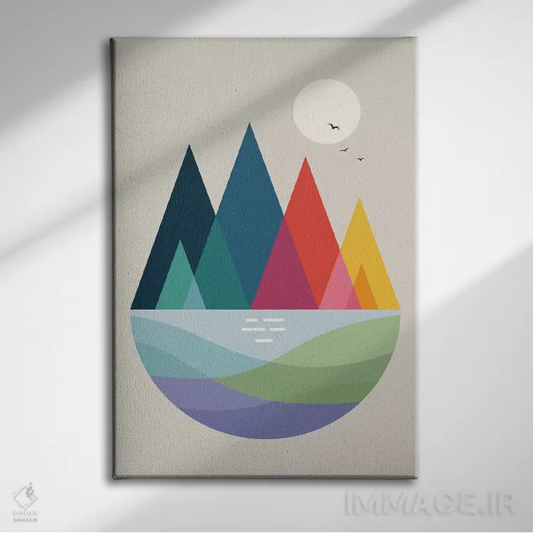 تابلو جایی اثر اندی وستفِیس - نمای روبهرو روی دیوار