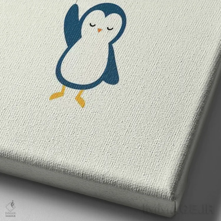 تابلو شناور در هوا اثر اندی وستفِیس - نمای نزدیک بافت بوم