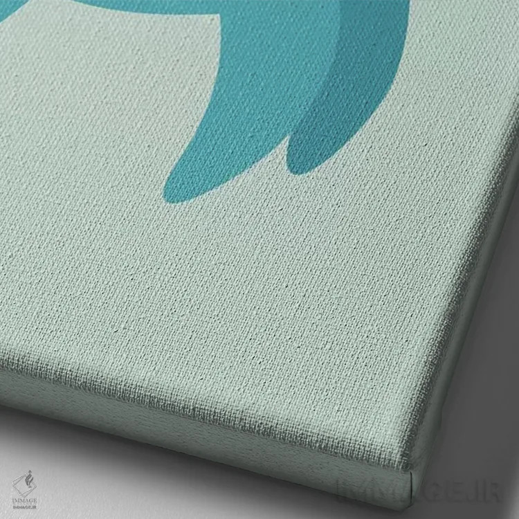 تابلو با هم سفر کنیم اثر اندی وستفِیس - نمای نزدیک بافت بوم