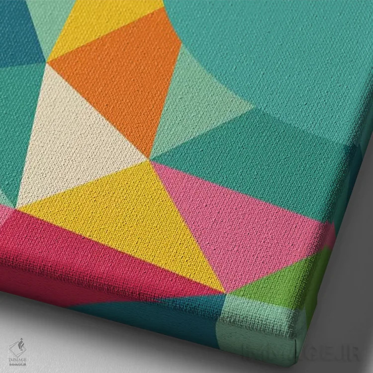 تابلو وقت موجسواری است اثر اندی وستفِیس - نمای نزدیک بافت بوم