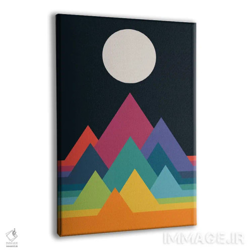 تابلو کوههای خیالانگیز اثر اندی وستفِیس - نمای پرسپکتیو محصول