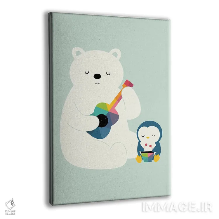 تابلو یک گروه کوچک اثر اندی وستفِیس - نمای پرسپکتیو محصول