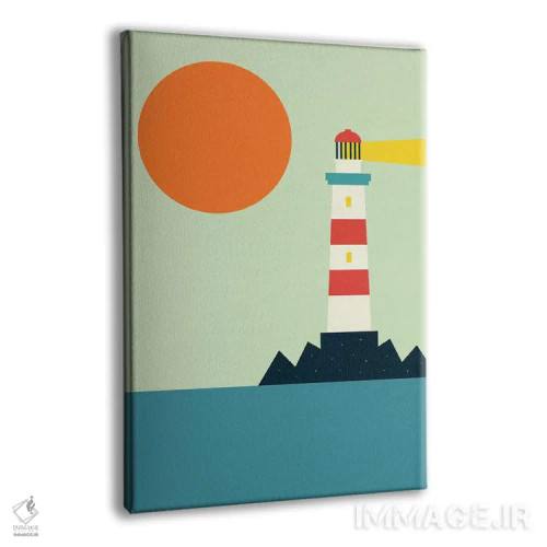 تابلو فانوس دریایی اثر اندی وستفِیس - نمای پرسپکتیو محصول