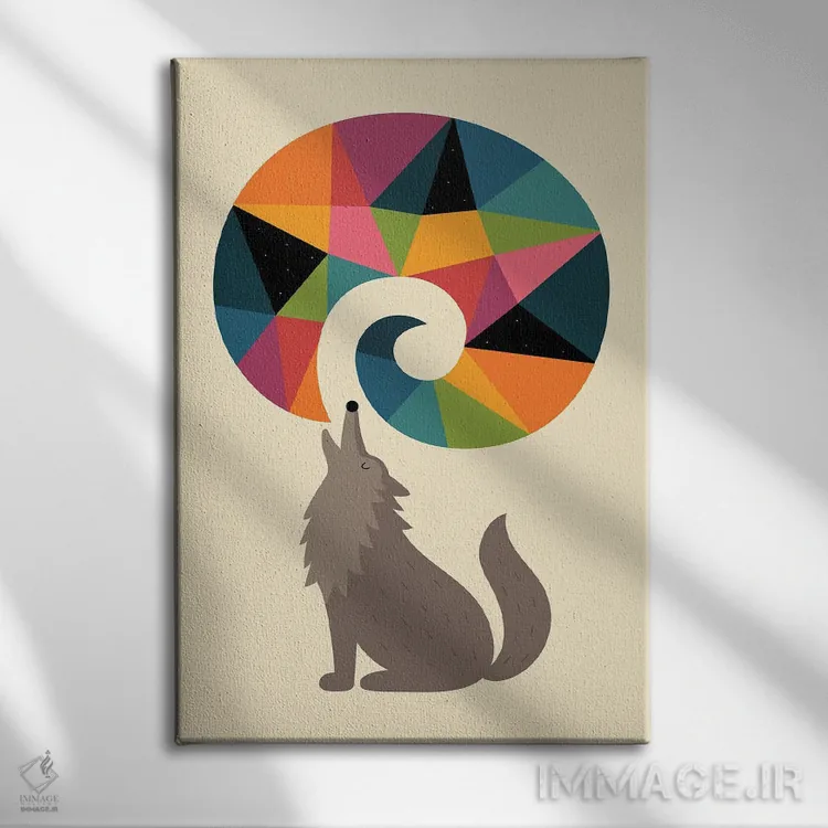 تابلو با صدای بلند رویاپردازی کن اثر اندی وستفِیس - نمای روبهرو روی دیوار