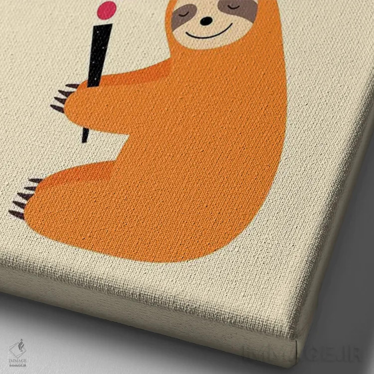 تابلو تشویق اثر اندی وستفِیس - نمای نزدیک بافت بوم