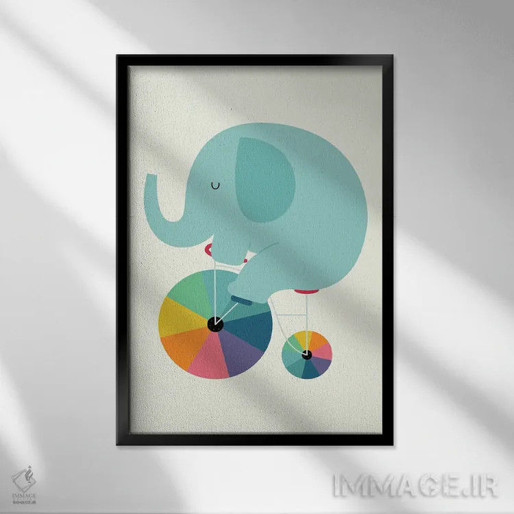 تابلو سفر زیبا اثر اندی وستفِیس - نمای قابدار مشکی