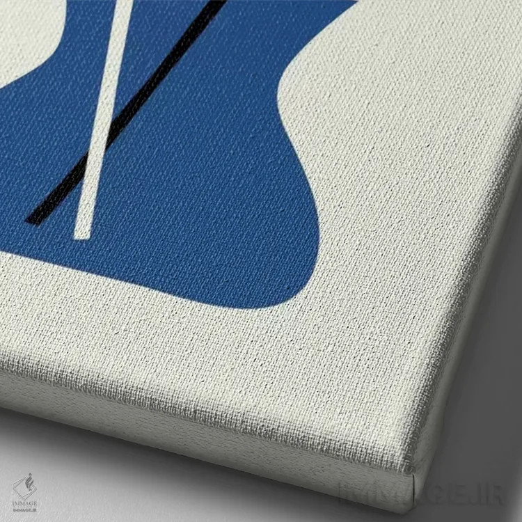 تابلو زمان گلدار اثر اندی وستفِیس - نمای نزدیک بافت بوم