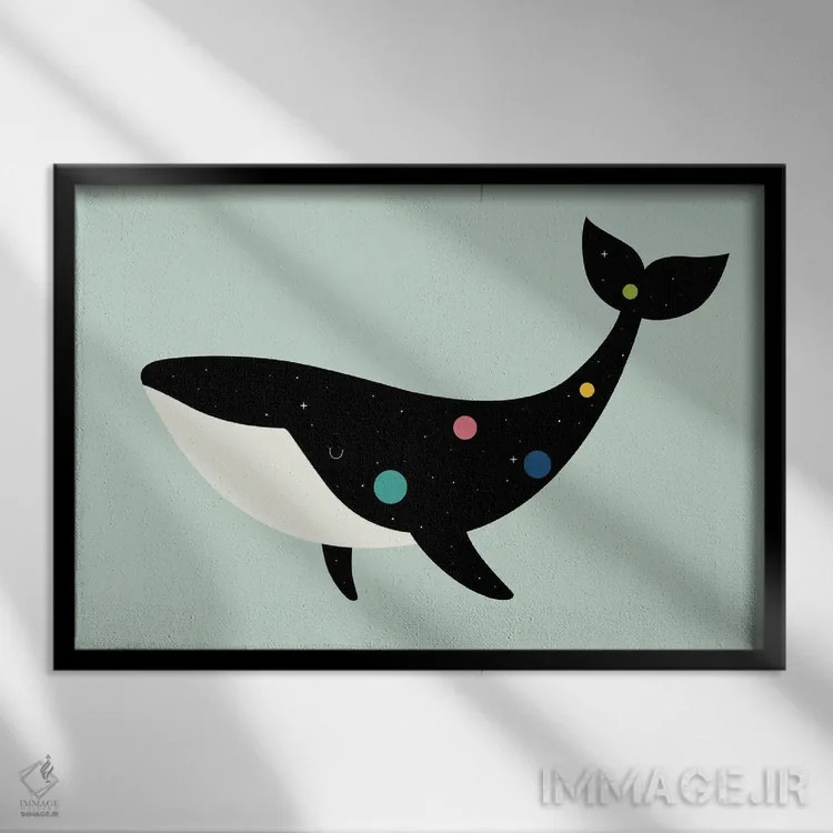 تابلو سفر رؤیایی اثر اندی وستفِیس - نمای قابدار مشکی