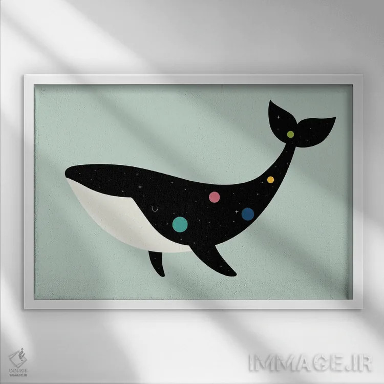 تابلو سفر رؤیایی اثر اندی وستفِیس - نمای قابدار سفید