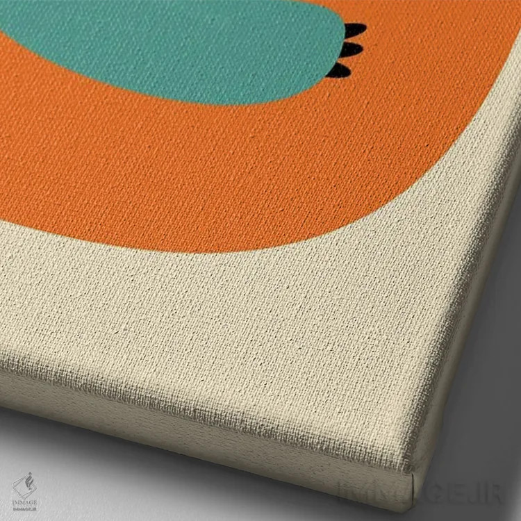 تابلو کنار هم باشیم اثر اندی وستفِیس - نمای نزدیک بافت بوم