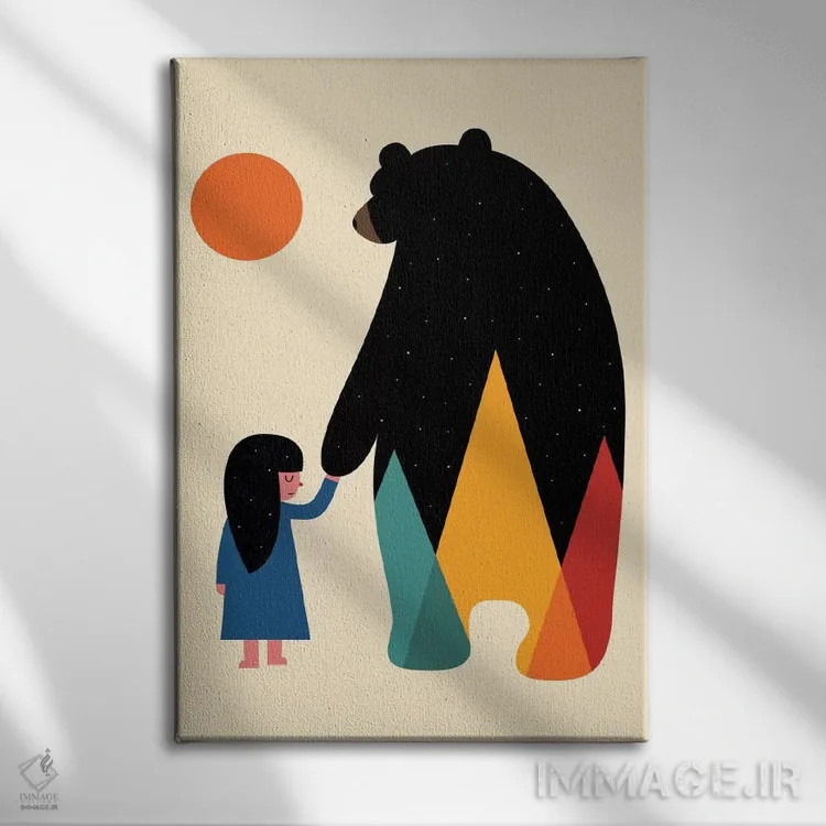 تابلو به خانه برو اثر اندی وستفِیس - نمای روبهرو روی دیوار