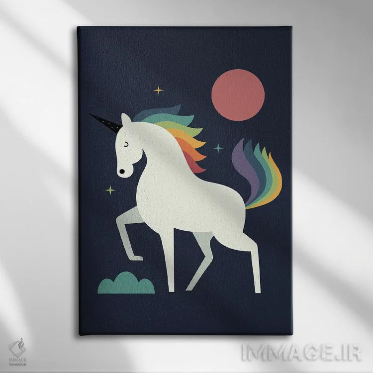 تابلو درخشان بمان اثر اندی وستفِیس - نمای روبهرو روی دیوار