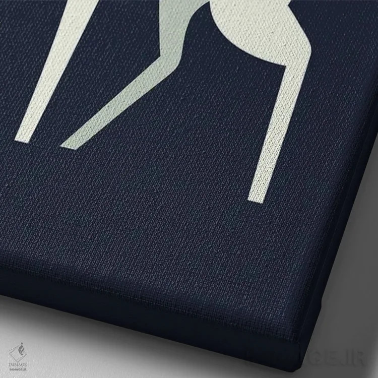 تابلو درخشان بمان اثر اندی وستفِیس - نمای نزدیک بافت بوم