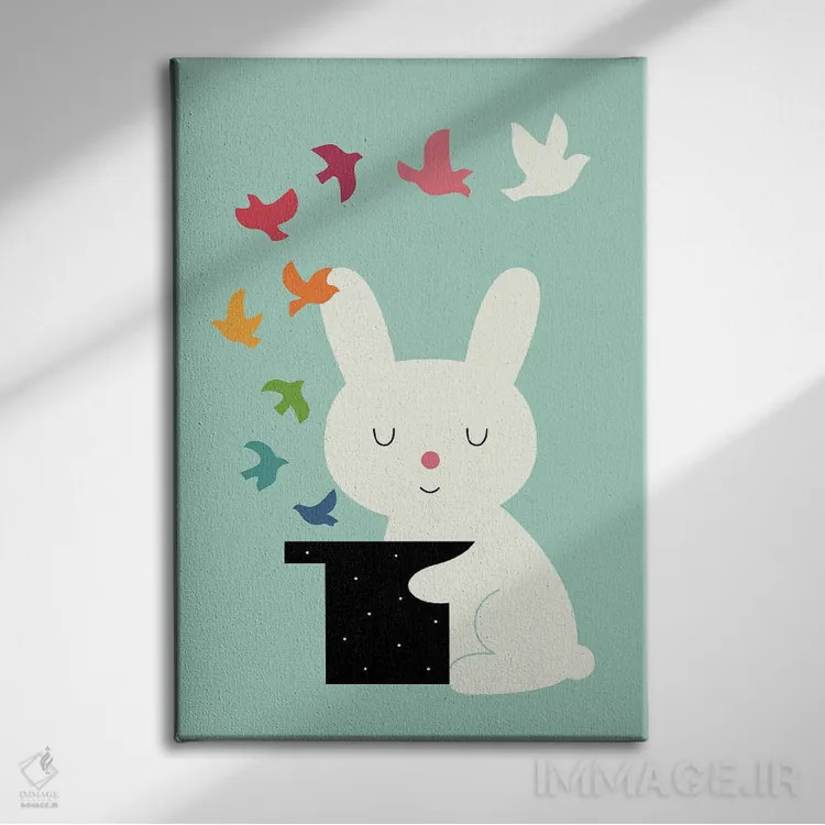 تابلو جادوی صلح اثر اندی وستفِیس - نمای روبهرو روی دیوار