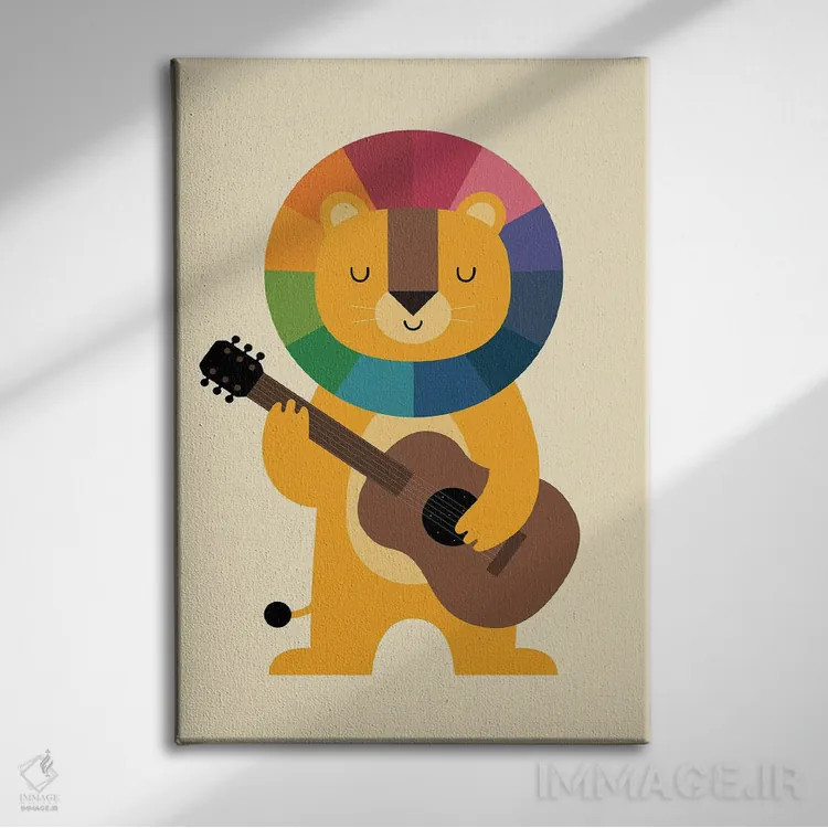 تابلو شاد باش اثر اندی وستفِیس - نمای روبهرو روی دیوار