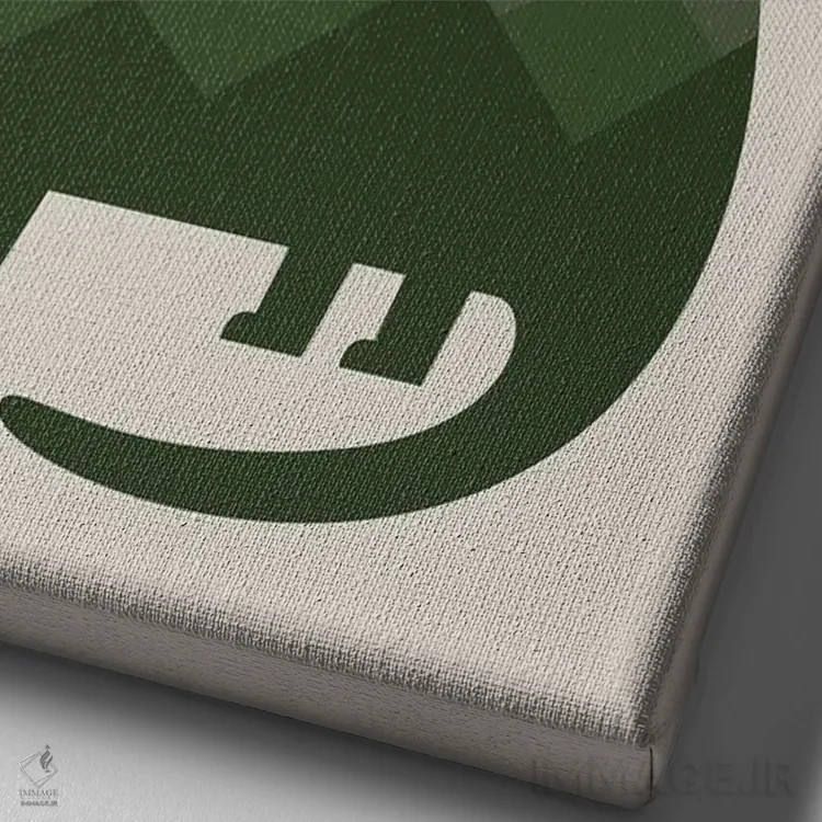 تابلو روشن شو اثر اندی وستفِیس - نمای نزدیک بافت بوم