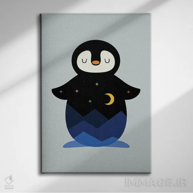 تابلو شب ستارهای اثر اندی وستفِیس - نمای روبهرو روی دیوار